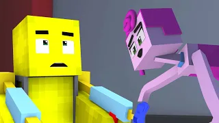 Don't Get Caught Minecraft Poppy Playtime Animation and other Animations (Song by APAngryPiggy)