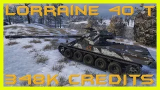 World of Tanks Lorraine 40 t (Sgt_Krollnikow51 skin) 8795 DMG 8 kills 2.225 EXP !!! - Arctic Region