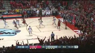 Tony Snell 3 and Dunk on #11 UNLV 2/18/2012