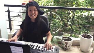 Sinh Ba Vlog đàn organ bài Shape of you