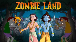 Krishna the Great - Zombie Land | Cartoon for kids | Funny videos for kids | Zombie Chaos