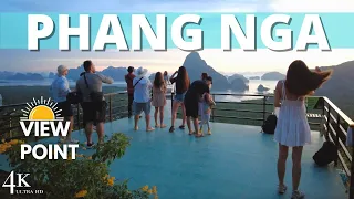 【 4K】The Best View in Thailand 🇹🇭 Samet Nangshe View Point, Phang Nga (Close to Phuket)