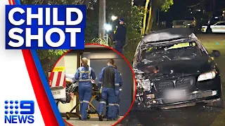 One man charged, another at large over drive-by shooting in Sydney's south | 9 News Australia