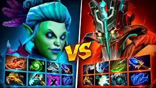 Лютая ЛЕЙТ заруба! ФУЛЛ слоты DEATH PROPHET vs JUGGERNAUT Dota 2