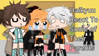 Haikyuu React to Some of Their Parents / !AU! / Soukoku and Shin soukoku / 1/2 / Discontinued