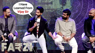 Shahid Kapoor RESPECT For Vijay Sethupathi Addressing Him As SIR Makkal Selvan @FARZI Trailer Launch