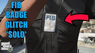 *SOLO* WAY TO GET THE *FIB BADGE* ON ANY OUTFIT - GTA 5 ONLINE (NO DELETING OUTFITS)