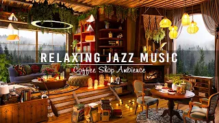 Relaxing Jazz Instrumental Music at Cozy Coffee Shop Ambience ☕ Warm Jazz Music for Study,Work,Relax