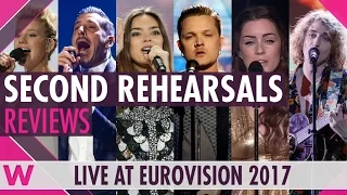 Reaction: Eurovision 2017 Second Rehearsals Ukraine, Italy, Spain, Germany, UK, France