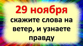 29 ноября магический день, скажите слова на ветер, и узнаете правду в Матвеев день. Народные приметы