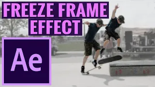 How To Freeze Frame Effect In After Effects CC