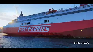 FAST FERRIES ANDROS DEPARTURE FROM PIRAEUS