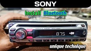 sony car stereo/how to Install bluetooth in car stereo