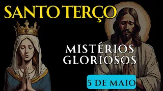 TERÇO VIRTUAL ▪ 05 de Maio  ▪ MISTÉRIOS GLORIOSOS ▪ DOMINGO 👑