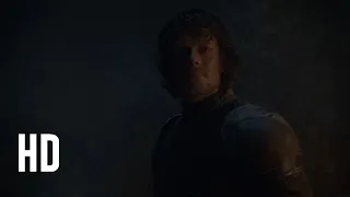 Theon dies protecting Bran from the Night King [HD]