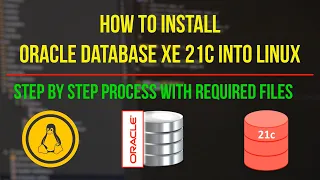 How to Install Oracle Database Express edition 21c in Linux | How to work with sqlplus in Linux