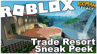 SNEAK PEEK OF THE NEW TRADE RESORT COMING TO LOOMIAN LEGACY! [ROBLOX]