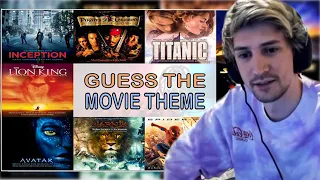 xQc Reacts To: "Movie Theme Quiz (40 Movie Soundtracks)"