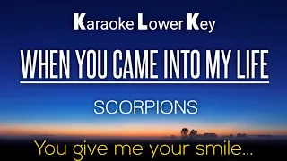 When You Came Into My Life - Scorpions Karaoke Lower Key -5