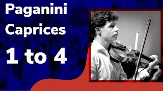 Paganini Caprices 1,2,3,4 (A few Important Parts)