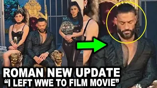 Roman Reigns New Update "I Left WWE To Film Movie" After Bloodline Crisis & Losing Title to Cody