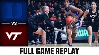 Duke vs. Virginia Tech Full Game Replay | 2023-24 ACC Women’s Basketball