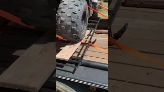 SxS extended rack for trailer