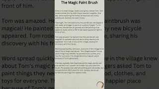 The Magic Paint Brush an Intermidiate Learning English Story