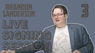 #3 - Brandon Sanderson Live Signing Session