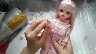 Unboxing bjd body and hands from Aliexpress