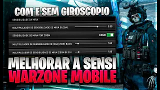 COMO CONFIGURAR O WARZONE MOBILE DA FORMA CORRETA E MELHORA A SENSIBILIDADE COM OU SEM GIROSCÓPIO 😱