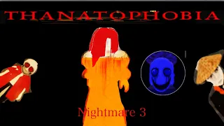 (Roblox) Thanatophobia | Chapter 3 Nightmare Solo | Full Walkthrough