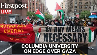 LIVE: Pro-Palestinian Chants Reverberate Across Columbia University Amid Israel's War on Gaza