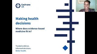 Making health decisions:  what's best for you?