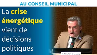 La crise énergétique vient de décisions politiques | Stéphane Ravier