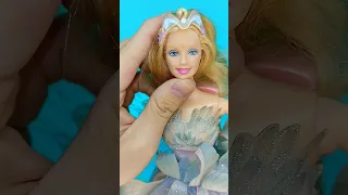 Reparo a la Barbie del Lago de los Cisnes 🦢 #shorts #genial #diy #viral #wow #muñeca #barbie #diy