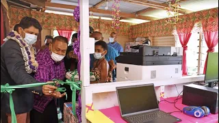 Fijian Attorney-General commissions community Wifi at Lutukina District School in Macuata