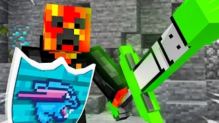 Minecraft but YouTubers are WEAPONS!