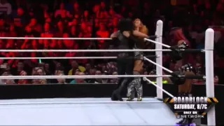 WWE RAW 07/03/16 Becky Lynch & Sasha Banks vs. Tamina & Naomi ( Charlotte attack )