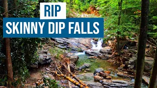 RIP Skinny Dip Falls - Footage from after the flooding