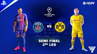 FC 24 - PSG vs Borussia Dortmund - Semi Final - 2nd Leg - UEFA Champions League 2023-24 | PS5™ | 4K