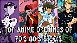 My Top 100 Anime Openings [ 70's, 80's, & 90's ]