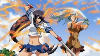 Школьные войны (Ikkitousen) аниме клип 3 AMV