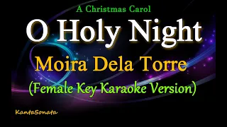 O Holy Night - Moira Dela Torre (Female Key Karaoke Version)