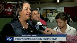 Fim de semana com muitas atrações na pecuária de Goiânia