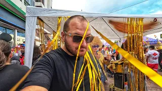 Caught in Corralejo’s Carnival ! Fuerteventura 🇮🇨