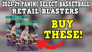 BUY THESE! 2023 24 Panini Select Basketball Double Retail Blaster Box Opening and Review!