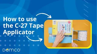 How to use the Demco EZ Tape Applicator | Demco Book Repair