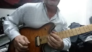 PURPLE RAIN. Prince. Guitar solo cover.