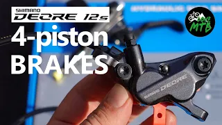 Shimano Deore 4-Piston BRAKES vs 2-Piston, Worth It? Brakes check, Riding Review